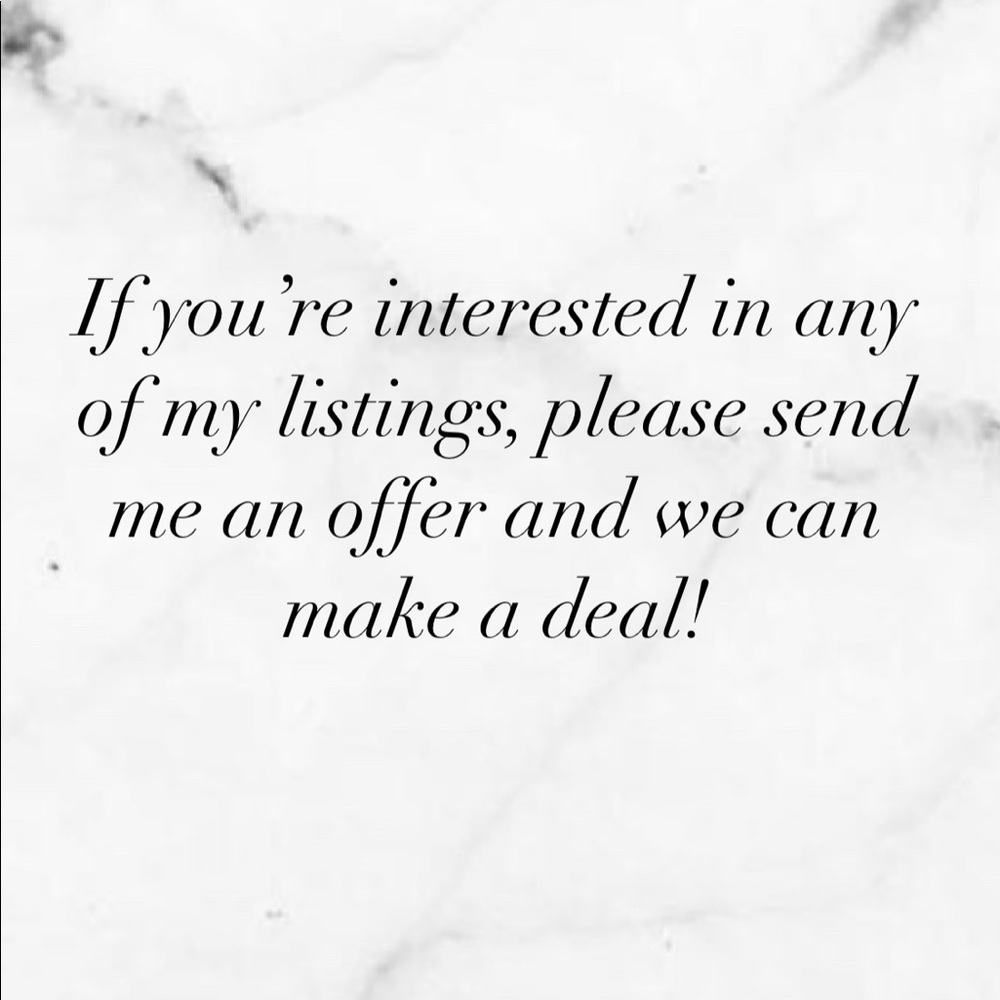 MAKE ME AN OFFER 😍